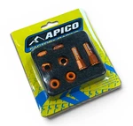 Ktm Sxf 125 150 250 350 450 Apico Wheel Bling Rim Lock Nut Kit Dust Caps Oran New. Price: $22.76.