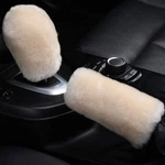 Ogland Natural Sheepskin Car Gear Shift Knob & Handbrake Cover Set - Pearl New. Price: $17.99.