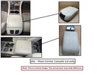 Blk Lea Console Lid Oem 14-15 Infiniti Q50 Used. Price: $75.00.