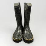 Bogs Kids Rain Boots Size 3 Youth Pirate Print Waterproof Rubber Gray Pre-owned. Price: $24.50.