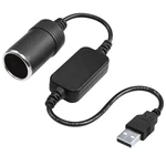 Cerrxian 1FT Usb Male To 12V 8W Cigarette Lighter Socket Adapter 1PACK New. Price: $24.76.