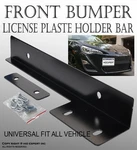 Universal Fit Front Bumper License Plate Mount - Icbeamer Black Bracket New. Price: $7.99.