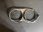 Jaguar Xjs Headlight Cover Trim Bezel Chrome Oem (damadged) Used. Price: $45.00.