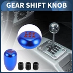 6CM 5 Speed Manual Universal Shift Knob With 3 Adapter Aluminum Alloy Blue 1 Set New. Price: $19.99.