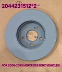 Gen Mercedes Left & Right Rear Disc Brake Rotors W204 C230 C250 C300 Usa New. Price: $105.00.