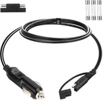 3FT 14WG 12V Cigarette Lighter Plug To Sae Quick Release Adapter Extension Charg New. Price: $18.99.