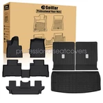Fits 2020-2025 Lincoln Aviator 6-SEATS Tpe Floor Mats / Trunk Cargo Liners Black New. Price: $145.59.