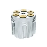 United Pacific 70862 Gearshift Knob Liquid Silver, Aluminum, Screw On, For 13/15 New. Price: $64.15.