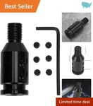 Durable Aluminum Shift Knob Adapter - Easy Fit For Various Car Models, 12X1.25 New. Price: $15.99.