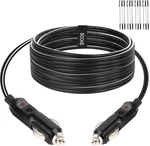 Heavy-duty 20A 10FT / 3.05M 14 Awg Male To Plug Cigarette Lighter Charger New. Price: $18.06.