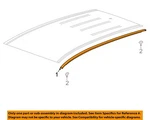 Gm Oem 15-22 Trax Roof Exterior Trim-drip Molding 42577930 New. Price: $76.53.
