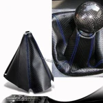 Jdm Carbon Style Blue Stitch Leather Gear Manual Shifter Boot Universal New. Price: $9.99.