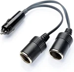 1 To 2 Dc Ports Dual Car Cigarette Lighter Splitter Charger Power Socket... New. Price: $10.68.