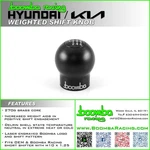 Boomba Racing For Hyundai/kia 270G Shift Knob New. Price: $125.86.