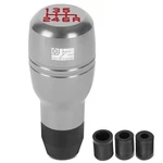 J2 Universal Aluminum Barrel Cylindrical Shift Knob Silver W/ Thread Adapters New. Price: $14.40.