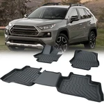 Floor Mats For 2019-2024 Toyota RAV4 RAV-4 Tpe All Weather Front & Rear Liners New. Price: $73.99.