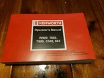 New, Kenworth Truck W900 T660 T800 C500 963 Operator S Manual Brand. Price: $90.00.