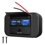 Gemcoo 12V Rv Usb Outlet, 38W Pd QC3.0 24V Car Charger Socket Power Outle... New. Price: $10.29.