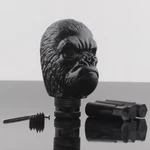 Gorilla Head Shifter Knob Lever Universal Pilot Skeleton Gear Stick Handle New. Price: $23.99.