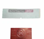 Genuine Oem 02-07 Subaru Wrx Sti Quick Steering Rear Windshield Decal Emblem New. Price: $25.55.