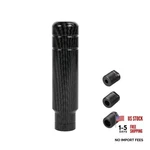Bartoo Aluminum Alloy Heavy Weighted Shifter Knob, 5" Auto Gear Carbon Fiber New. Price: $18.78.