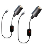 Moqidong Usb To 12V Adapter, Cigarette New. Price: $24.49.