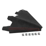 Hybrid Racing Back / Red Stitch Alcantara Shift Boot Fits 02-06 Acura Rsx Type-s New. Price: $123.49.