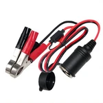 Kuncan Battery Alligator Clips Female Car Cigarette Lighter Extension Cable - New. Price: $13.09.
