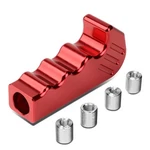 Universal Red Aluminum Pistol Grip Handle Mt Manual Shifter Lever Knob New. Price: $20.33.