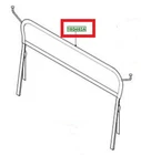 Range Rover Evoque 2019,L551,BOOT Loadspace Partition BARRIER-VPLZS0504,LR126019 New. Price: $115.64.