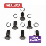 Mr Gasket 912, Set Of 6 Black Steel Flywheel Bolts High Performance & Racing Par New. Price: $40.71.
