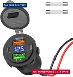 Qidoe 66W 12V Usb Outlet, 4 Port Dual Pd & Quick 3.0 Car Charger Wit New. Price: $21.41.
