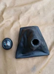 Bmw 525I 2012 Shifter Boot Knob Leather Black Manual 6 Speed Used. Price: $70.00.