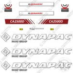Fits Dynapac CA2500D Decal Kit Roller - 7 Year Outdoor 3M Vinyl! New. Price: $224.95.