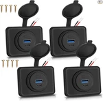 4PCS 12V/24V Usb Outlet With Cap, PD3.0 18W Type-c & QC3.0 New. Price: $45.89.