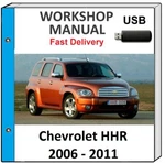 Chevrolet Hhr 2006 2007 2008 2009 2010 2011 Service Repair Workshop Manual Usb New. Price: $23.99.