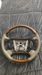 1997-2003 Jaguar Beige Leather Wood Steering Wheel X100 Xlr XK8 Xjr W/ Switches Used. Price: $105.00.