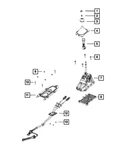 Genuine Mopar Gearshift Knob 6AP80LXFAA New. Price: $186.34.