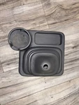 1999 Nissan Frontier Center Console Shifter Boot Cup Holder M/t 74963-3S611P Used. Price: $38.25.