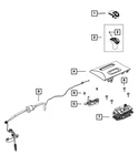 Genuine Mopar Gearshift Knob 1WB67DX9AC New. Price: $174.64.