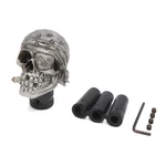 Silver Tone Skull Head Shaped Manual Stick Gear Knob Lever Shifter For Car New. Price: $21.84.