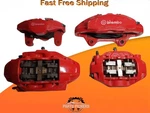 Kia Stinger Genesis G70 Front & Rear Brembo Brake Shoe Calipers Red Set Oem B7 Used. Price: $557.99.