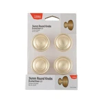 Taskmaster 34MM Brushed Brass Round Cabinet Knobs - Pack Brand. Price: $21.43.