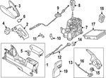 Genuine Nissan Automatic Transmission Shift Lever Knob 34910-5RC0A New. Price: $238.55.