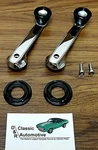 Window Crank Handles 68-74 Black Knob Spacers +screws Fits Dodge Plymouth New. Price: $32.95.