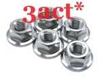 Pcs Titanium/ti M10 X 1.5MM Pitch Sprocket Flange Nut - Honda Suzuki Yamaha New. Price: $20.00.