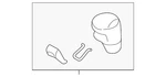 Genuine Mazda Automatic Transmission Shift Lever Knob D09L-46-030A New. Price: $99.57.