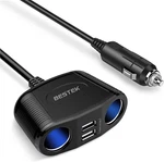 150W 2-SOCKET Car Cigarette Lighter Splitter Power Adapter Dc Outlet Charger New. Price: $22.04.