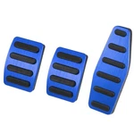 Autohaux Set Manual Transmission Clutch Pedal Cover 4.21"X1.57", Blue New. Price: $17.52.