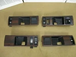 91-96 Chevy Caprice Impala Oem Woodgrain Door Panel Handle Bezel Trim 4PC Set Used. Price: $397.99.